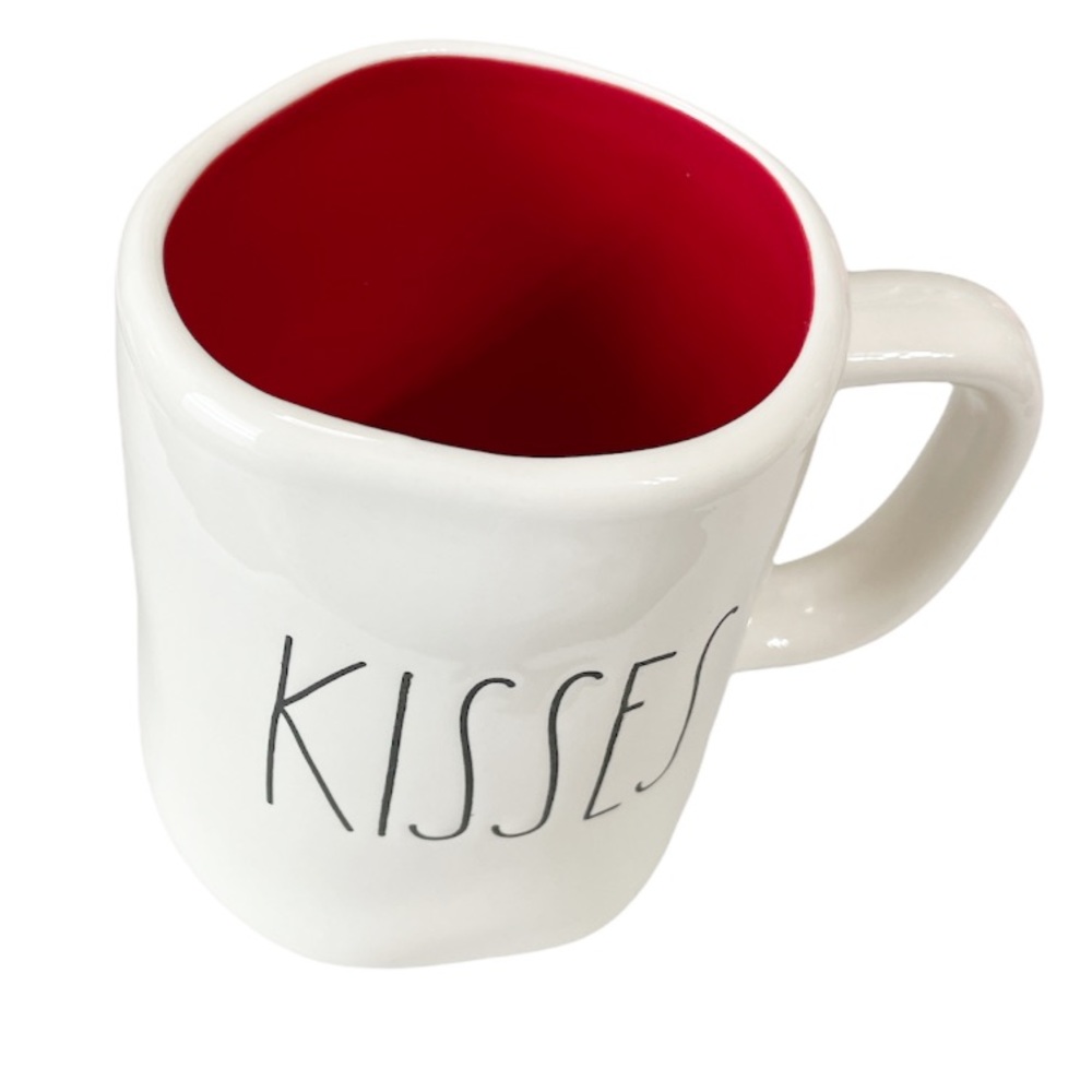 NEW Rae Dunn KISSES Mug 😘😘 - Picture 2 of 3